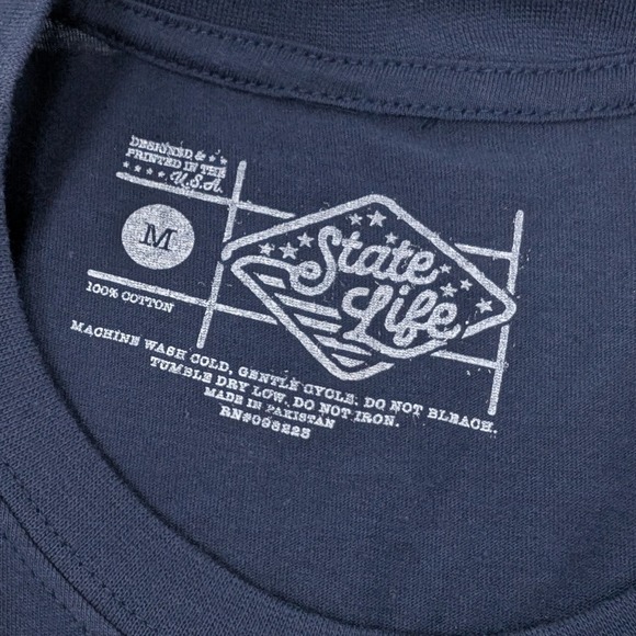 State Life Men's M Louisiana Pelican State Retro Graphic T-Shirt NWT - Picture 6 of 8